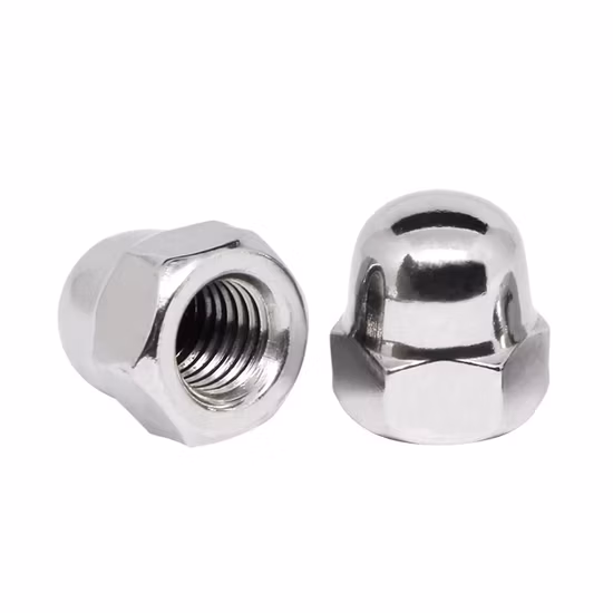 Dado a testa esagonale in acciaio inossidabile 304 316 con dado bombato personalizzato